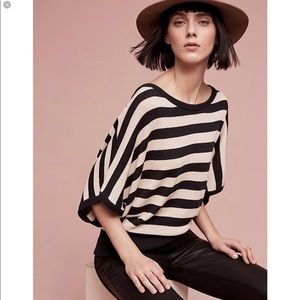 Anthropologie Moth Rhea Striped Sweater